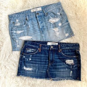 Y2K Abercrombie & Fitch mini skirts